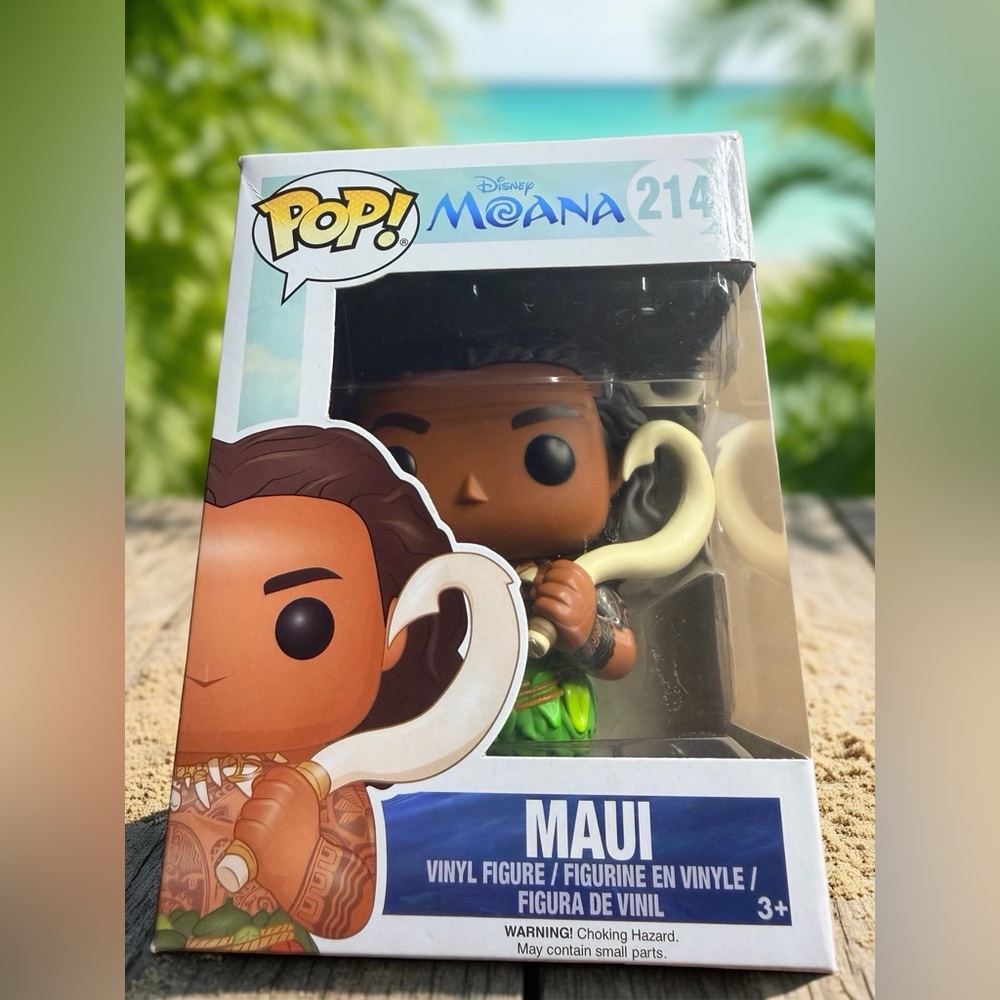 Funko Pop! Moana Maui Vinyl Figure - Brown, Green, Black